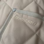 Burberry NWOT $1439 Quilted Country Jacket Cropped Long-Sleeve Zip Snap Neutral Photo 3