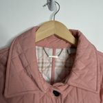 NWOT Pink Quilted Jacket With Pockets Snap Button 16/18 Chico's 3 Photo 8