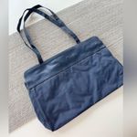 Vintage AVON Navy Blue Vinyl Large Tote Bag Photo 1