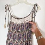 Denim & Supply Ralph Lauren Ralph Lauren Paisley Bohemian Lace Tiered Maxi Dress Small Photo 5