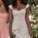 House Of CB NEW Odessa White Embroidered Mini Dress Sz XS Photo 2