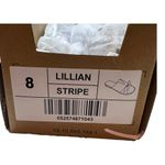 Journee Collection  Lillian Blue Stripe Flat Slide Sandal Size 8 New Photo 9