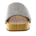 Jessica Simpson  Rexile Silver Shimmer Sand Sandals Silver 7 Photo 2