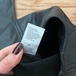 Nordstrom Black Pu Leather Leggings Photo 3