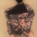 NYDJ Pink and Black large nylon Joggers with Floral Design Photo 5