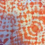 JM Collection Clementine Women's Tie-Dyed Cold-Shoulder Top Photo 1