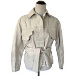 Vince Denim Utility Jacket belted size M Photo 3