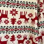 Hanna Andersson Organic Cotton Fair Isle Reindeer Holiday Pajama Set M Red Size M Photo 4