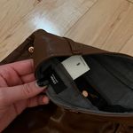 EXPRESS Faux Leather Brown Pants Photo 3