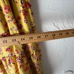 Old Navy  Women's Size Medium Yellow Floral Mini Soft‎ Rayon Tiered Dress Photo 7