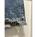 Levi's 505 Shorts Size 36 Women's Distressed Blue Cut-Off Booty Beach Summer Photo 2