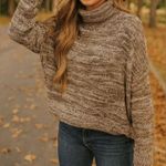 Christian Siriano Womens Wool Gray Long Sleeve Turtleneck Pullover Sweater sz S Photo 0