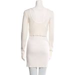 Mija Ribbed Mini Dress by GAUGE81 white size small long sleeve Photo 8