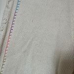 Love Shack Fancy Toro Knitted Lounge Pants in Antique White Photo 2