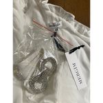 MERGIM Magda Bridal Dress in White 2 Medium New Crystal Belt Mini Photo 7