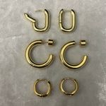 Set Of 3 Pairs Of Gold Hoop Photo 1
