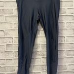 Under Armour Women’s blue with mesh legs heat gear compression leggings Large Photo 0