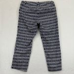 Lilly Pulitzer Womens Cropped Pants Size 12 Blue White Print Stretch Photo 8