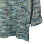 Allison Daley Colorful Knit Sweater Top Multicolor Size Medium Lightweight Photo 1