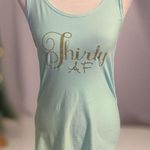 Handmade Thirty AF Women's Light Blue Tank Top Photo 0