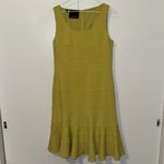 Carlisle  Sleeveless Fit & Flare Dress Chartreuse Women’s Size 10 Photo 1