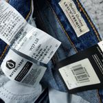 Levi's  Premium Wedgie Straight Jeans Distressed Ripped Destroyed Blue Size 27x28 Photo 5