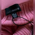 Lucy Paris New Ellery Knit Pleated Skirt Pink Sz S Photo 5