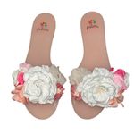 Palms  Pink Rubber Sandals(Size 8-9) Photo 0