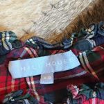 Hill‎ House Katherine Tartan Plaid Holiday Mini Nap Dress Navy Size XS Blue Photo 6