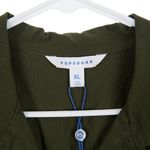 Popsugar  Button Front Romper Green XL NWT Photo 6