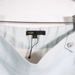 Maje  Women's Linen Blend Tiered Ruffle Layover Mini Skirt Skort Blue Small Photo 1