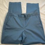 Massimo Dutti  Light Blue Chino Pants Ankle Pockets‎ Quiet Luxury Classic Size 10 Photo 6