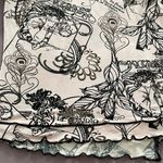 Armand Thiery Affinites French pink novelty newspaper boho blouse, size 2 art Photo 11