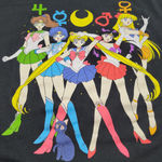 Sailor Moon Shirt Size Small Animation Anime Cartoon Graphic Print T-Shirt Black Unisex T-shirt Photo 3