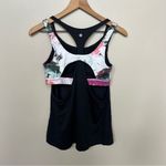 Lululemon  All Sport Support Tank Top Black Pigment Wave Multi Size 8 Photo 5