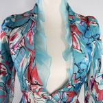 ‎Vintage jacket with floral print Blue Size XXS Photo 2
