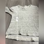 Madewell  Gray Cloud Clover Knit‎ Long Sleeve Pullover Sweater Size S Photo 7
