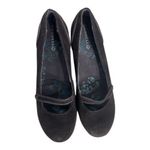 Merrell PETUNIA Shoes Size 9 Floral Brown Suede Slip On Leather Wedge Heels Photo 5