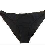 Hurley NWT Women’s  Bikini Bottom solid black moderate Large 295950 low rise Photo 1