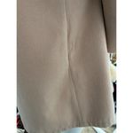 Vintage Hong Kong Carsamono beige womens fur trim pea coat Size small Tan Photo 6
