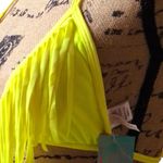 Dippin' Daisy's Dippin’ Daisy’s Neon Yellow Fringe Bikini Top Brand New W/Tags! Photo 0