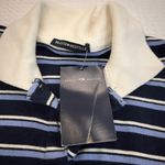 Brandy Melville Blue & White Striped Costal Summer Sleeveless Dress OS FLAW Photo 4