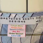 Gretchen Scott cover up pucci esque design modern pattern large women’s tunic Blue Photo 1