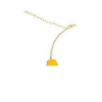 Yellow‎ Flower And Silver Tone Necklace And Earring Set Bloomcore Yellow Photo 3