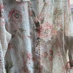 Dress Barn Vintage 80s floral sheer top Photo 2