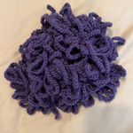 Brand new hand crocheted beautiful purple Boa scarf Photo 6