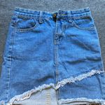 YornMona Embroidered Camisole + Frayed Denim Mini Skirt Bundle (XS/S) Tan Photo 8