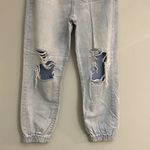 REWASH  women’s high rise blue jean distressed boho athletic joggers size 7 (28) Photo 2