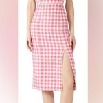 Finders Keepers  Gigi Pink Gingham Sleeveless Dress Photo 0