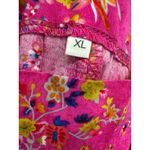 Unbranded Pink Floral Jumpsuit Overalls Size XL Garden Boho Lightweight Fairy Photo 3